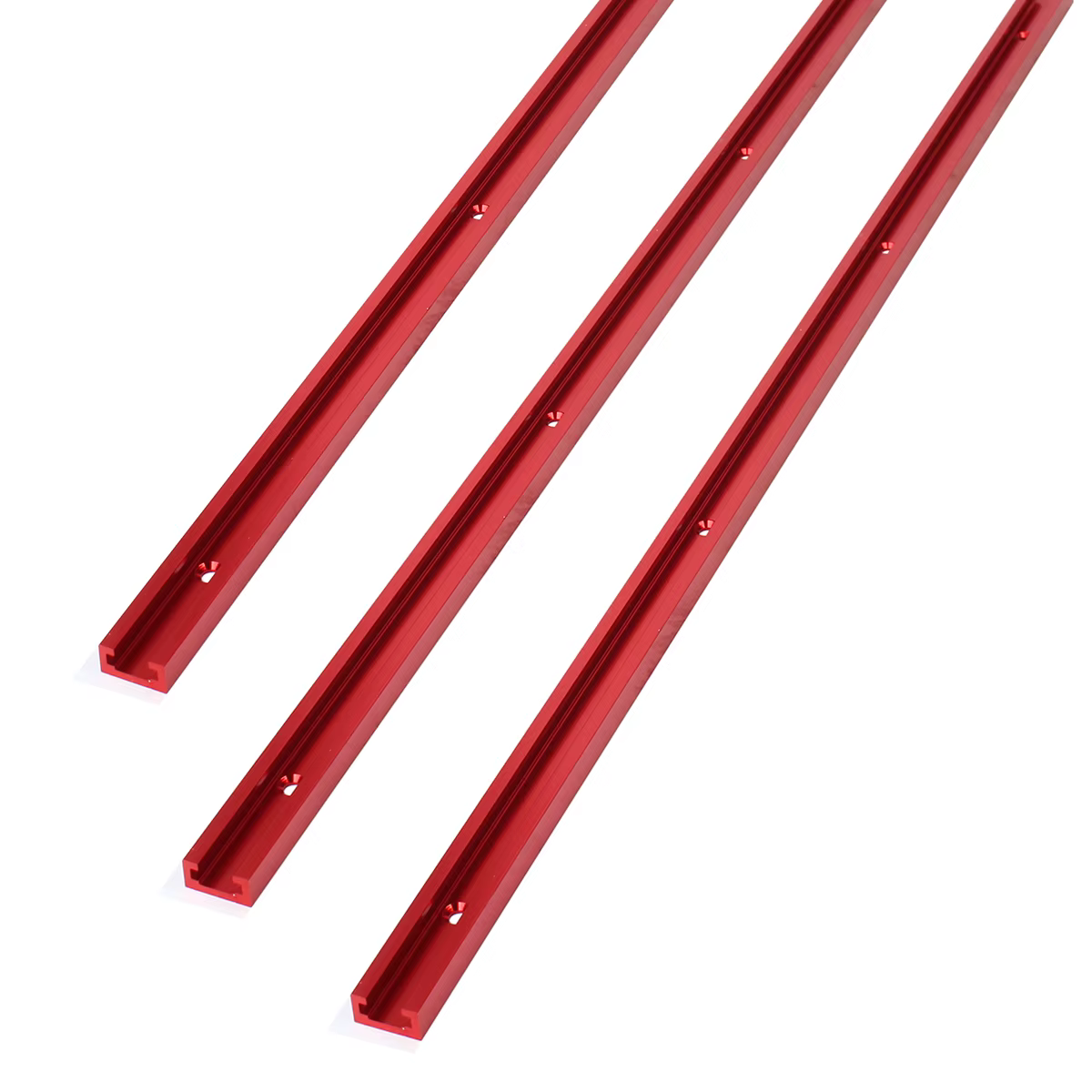 2 pièces Rail de guidage pour menuiserie 600 mm