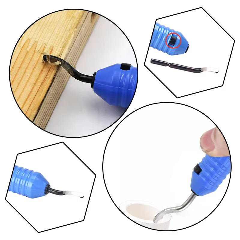 Kit d'outils d'ébavurage pour réparation du métal