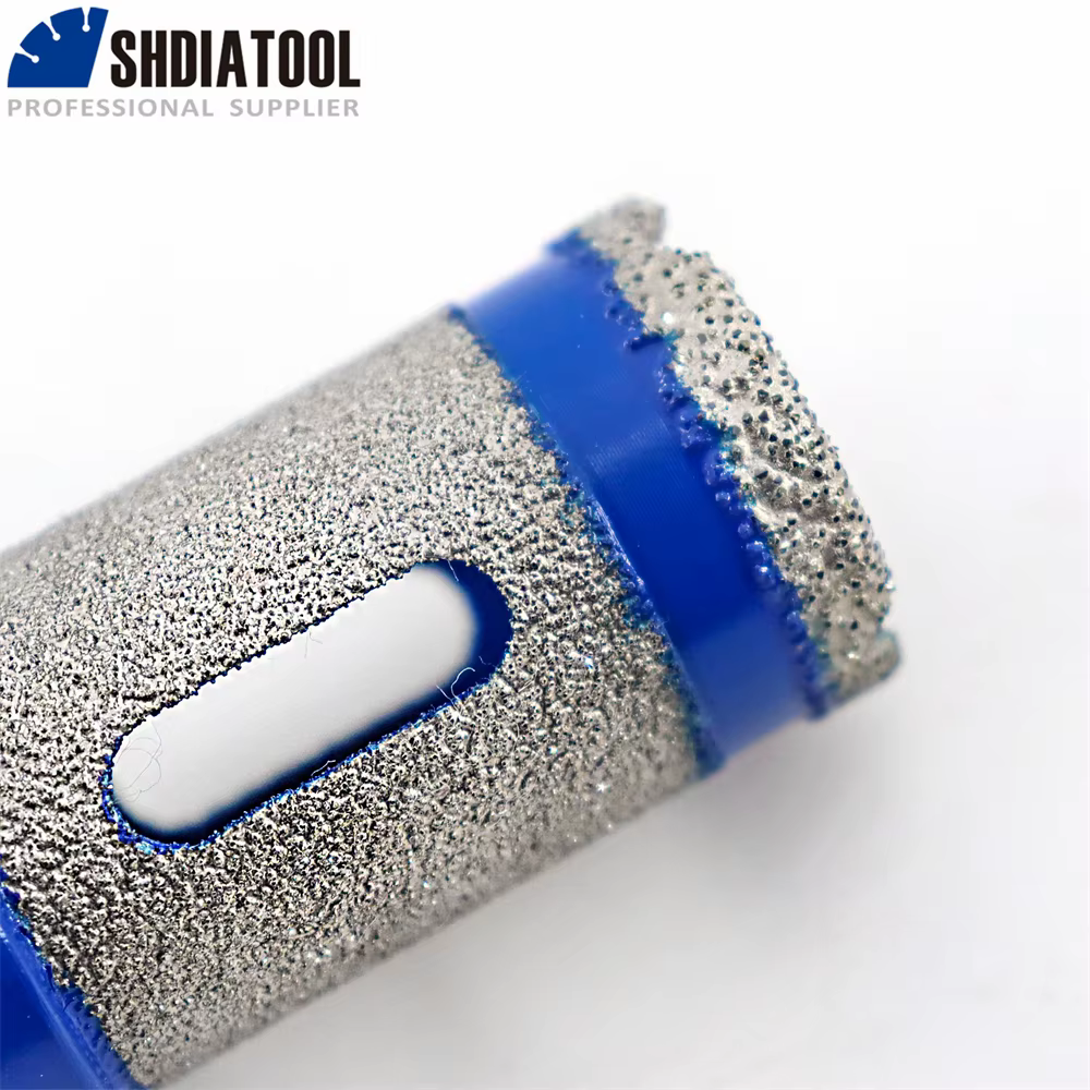SHDIATOOL 1pc diamant forage doigt fraises 20/25/35/50/68mm façonnage meulage carreaux de céramique granit agrandir trou biseauté scie