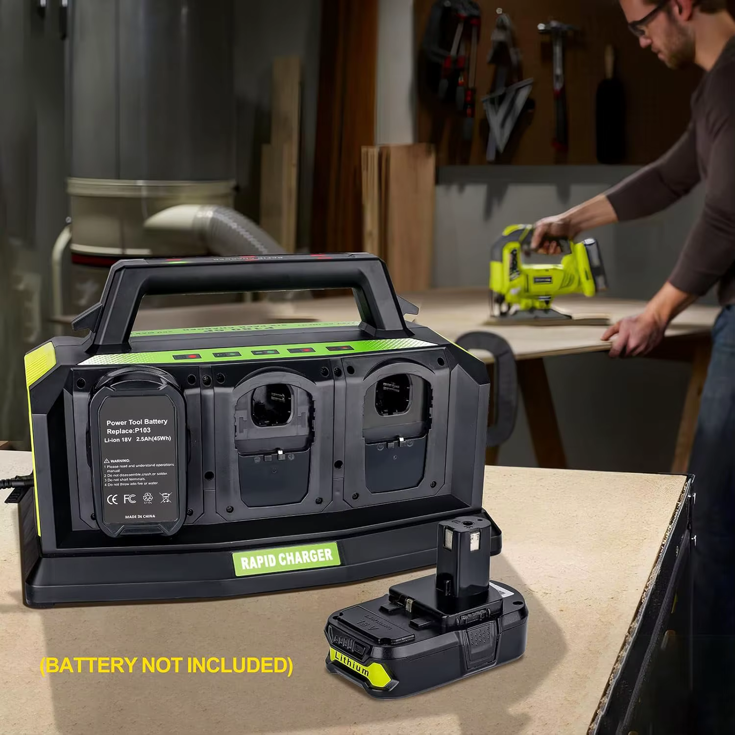 Station de chargeur de batterie Compatible