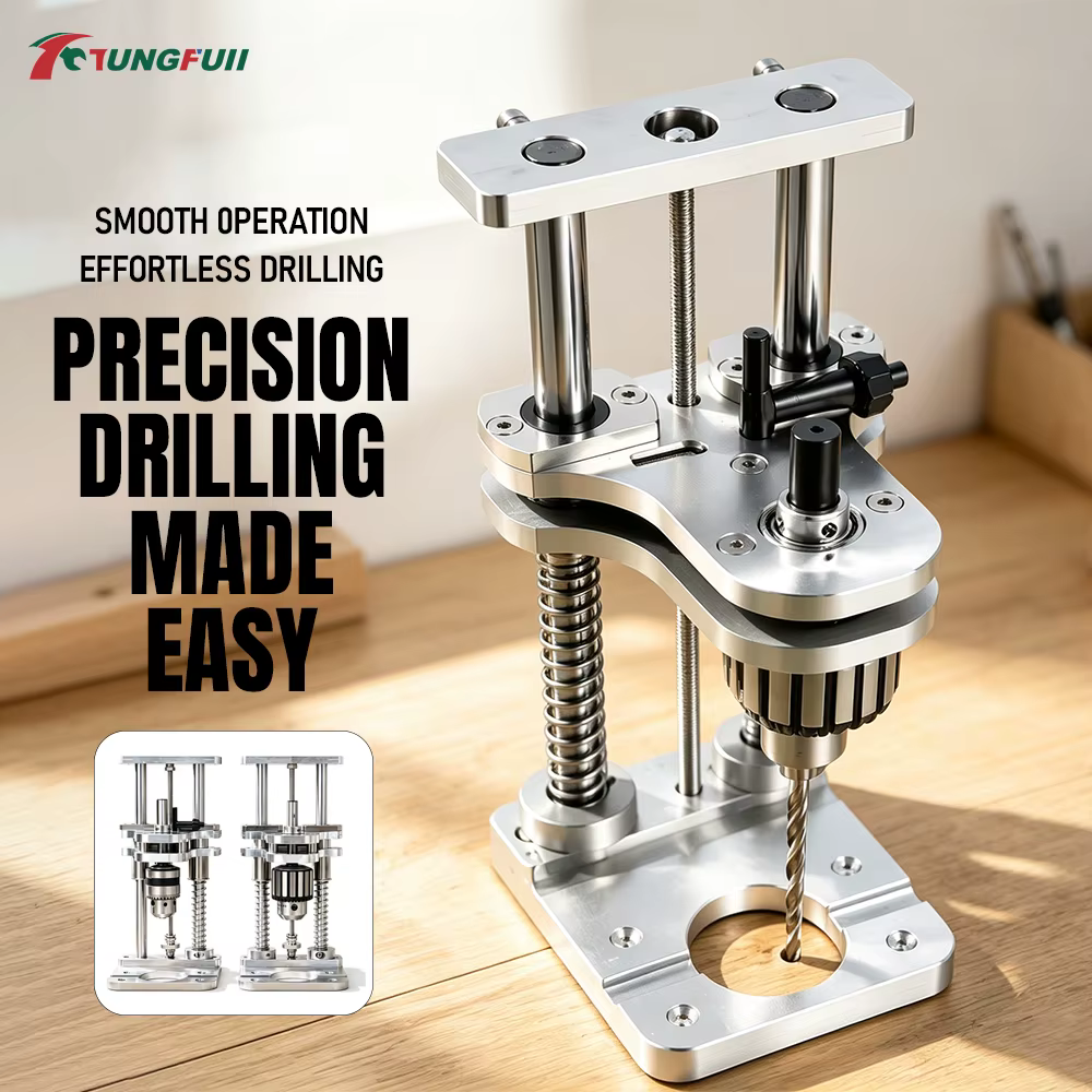 Support de fixation universel Tungfull pour perceuse à main avec amortisseur à ressort