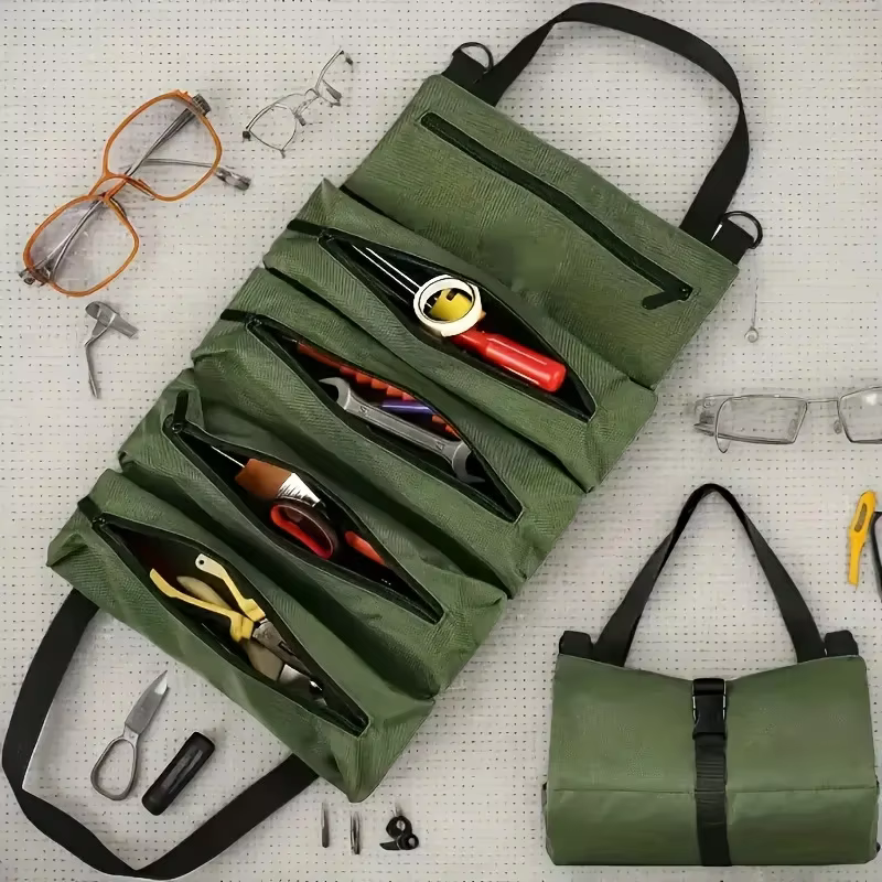 Sac à outils en rouleau de toile polyvalent