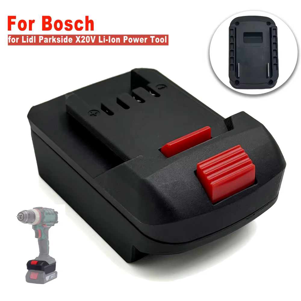 Le convertisseur Li-ion pour batterie au Lithium Bosch 18V vers pour outil Parkside X20V fiable et durable (sans