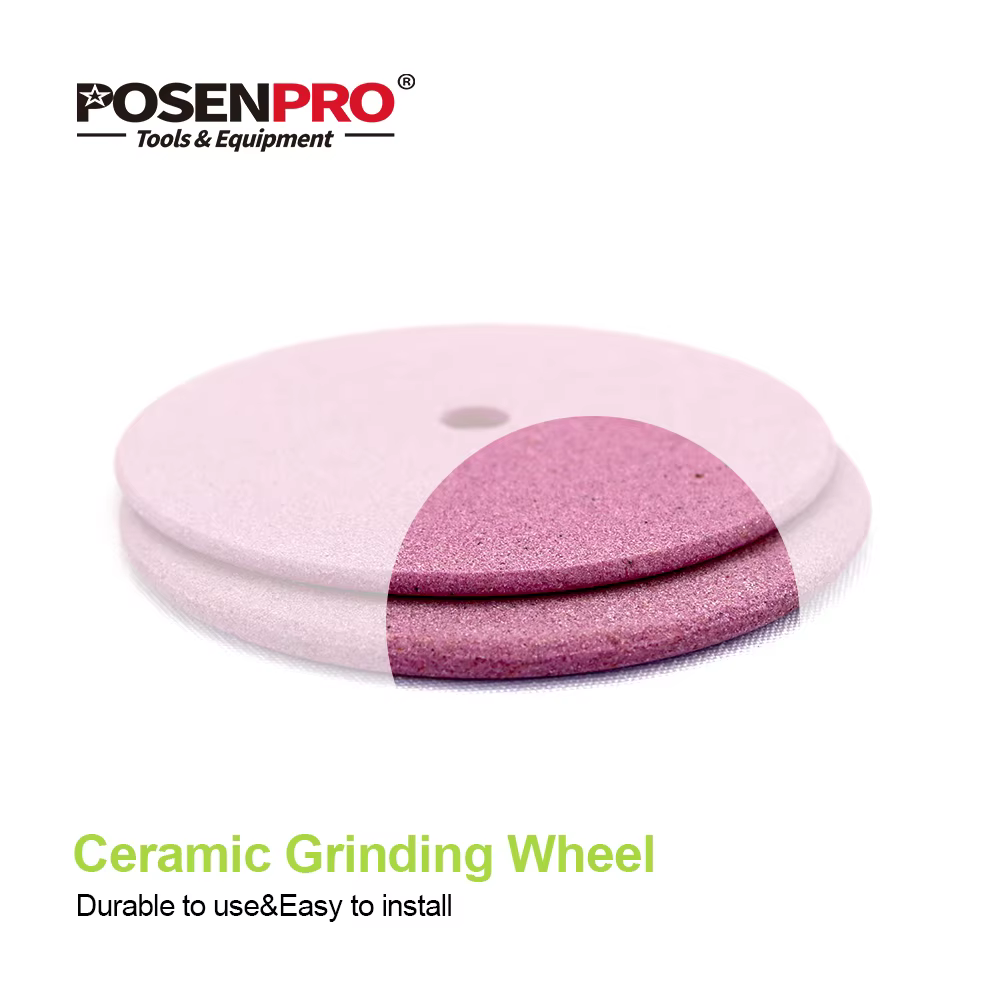 POSENPRO affûteuse de tronçonneuse électrique meule 100mm d'épaisseur 3.2mm bord de coupe et de polissage des dents de scie à chaîne