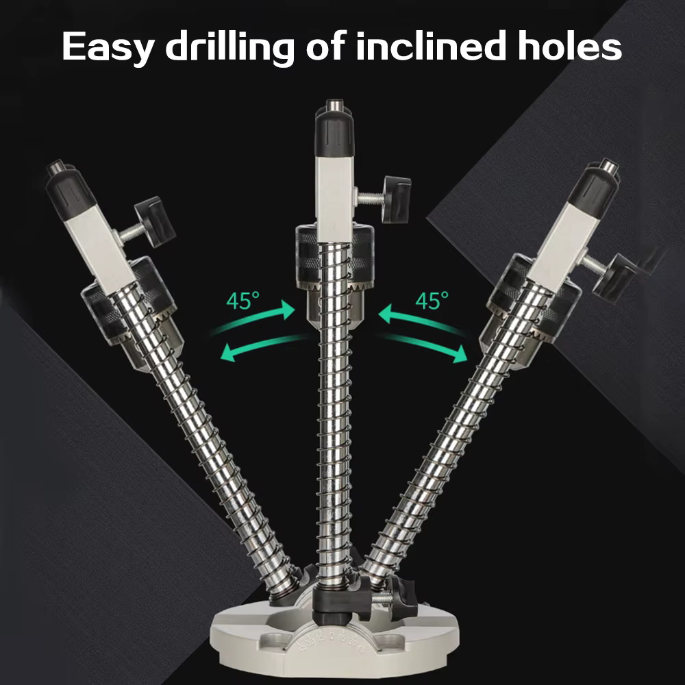 Support de perceuse de précision avec angle réglable