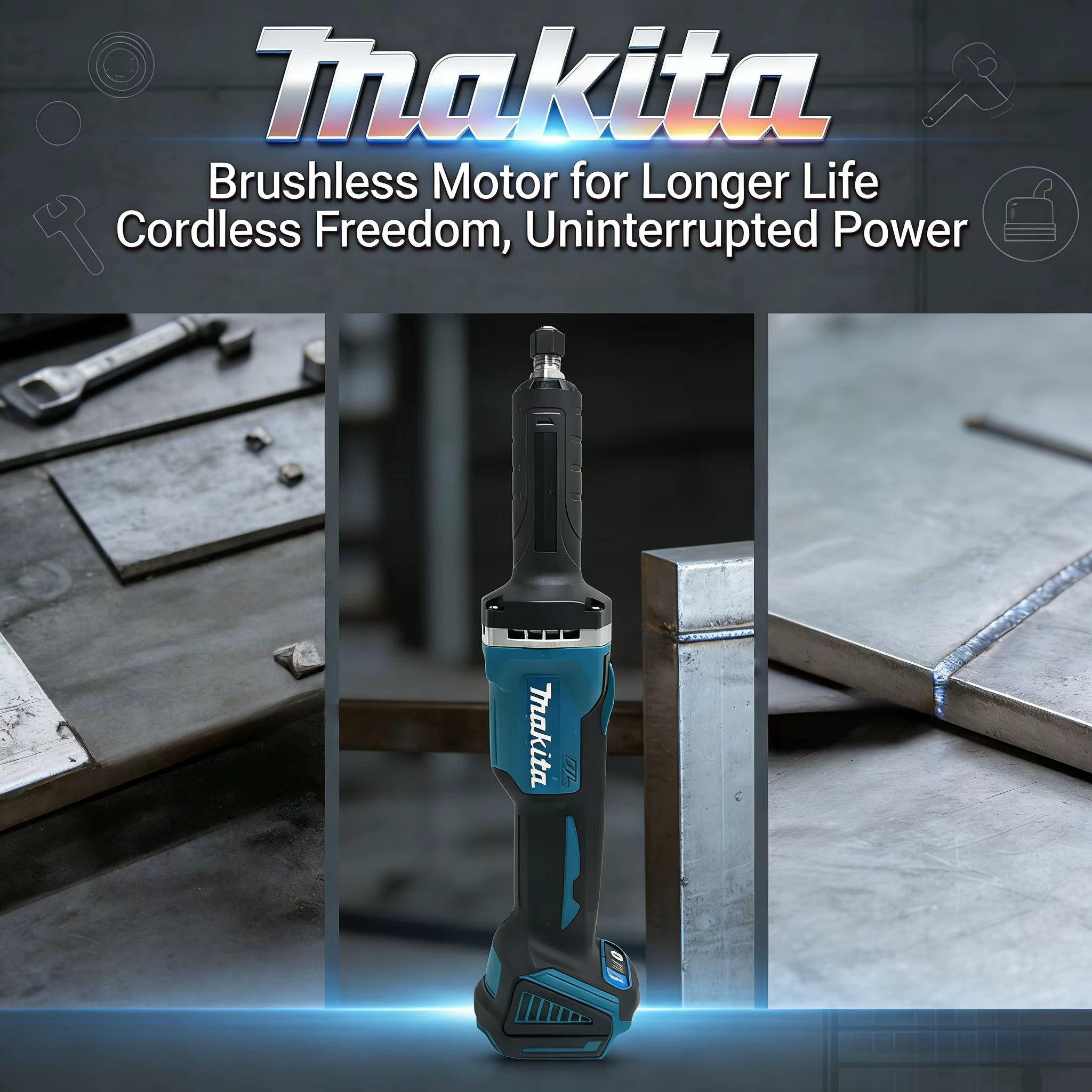 Meuleuse sans fil Makita 18V sans balais