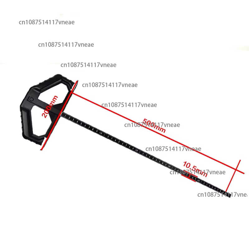 Règle de guidage parallèle électrique 350-500 mm pour scie circulaire