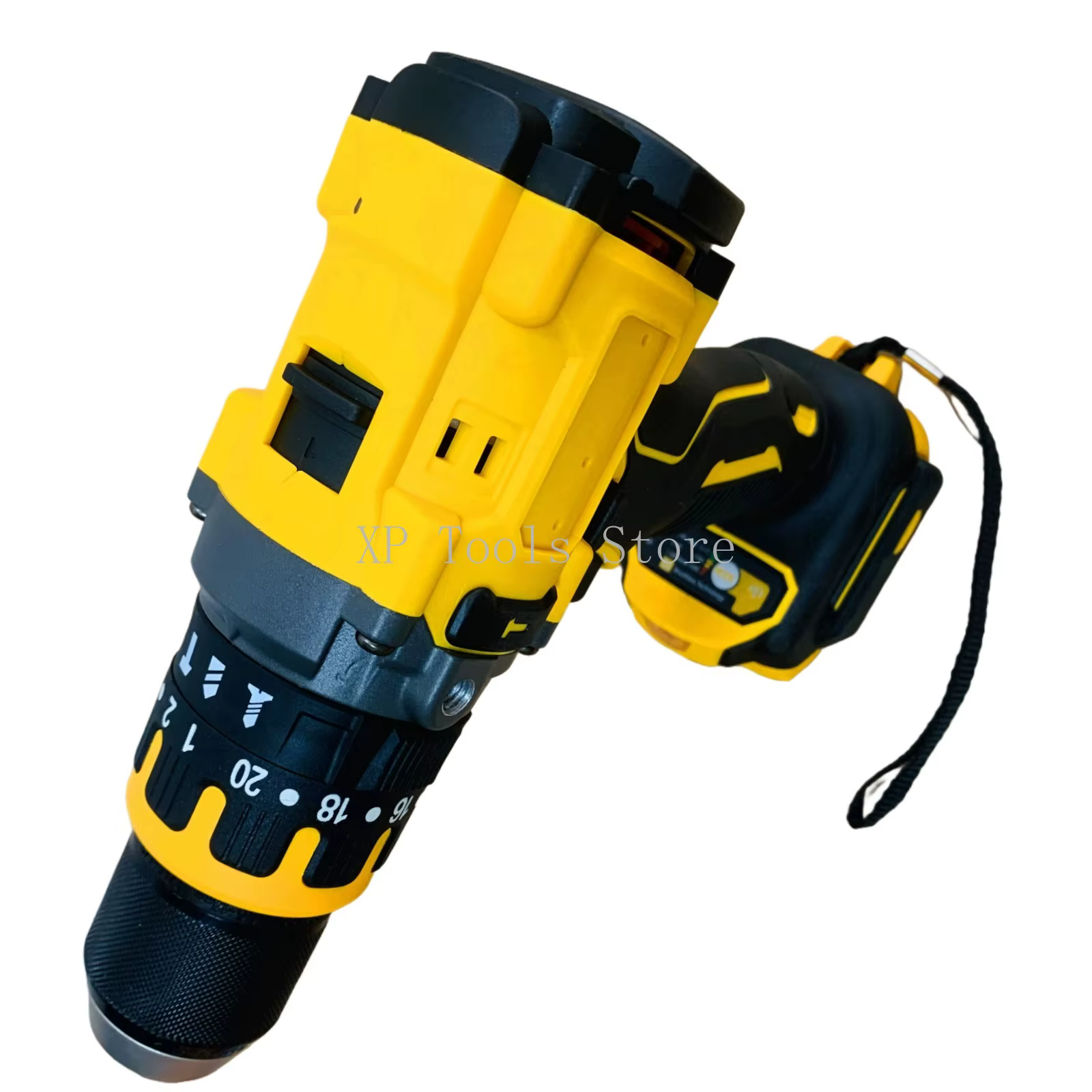 Pour Milwaukee/DeWALT 20V batterie perceuse électrique sans brosse 13mm mandrin sans fil marteau à percussion