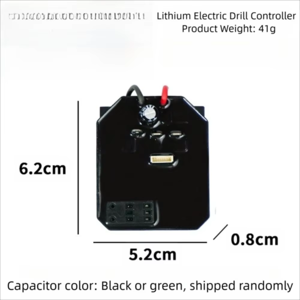 Carte mère de contrôleur de perceuse électrique, carte de circuit imprimé, meuleuse électrique au lithium sans balais, outil électrique de contrôleur de carte mère, 18V-21V