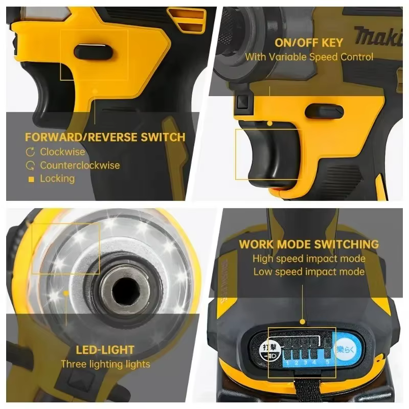 Makita DTD173 Visseuse à percussion sans fil