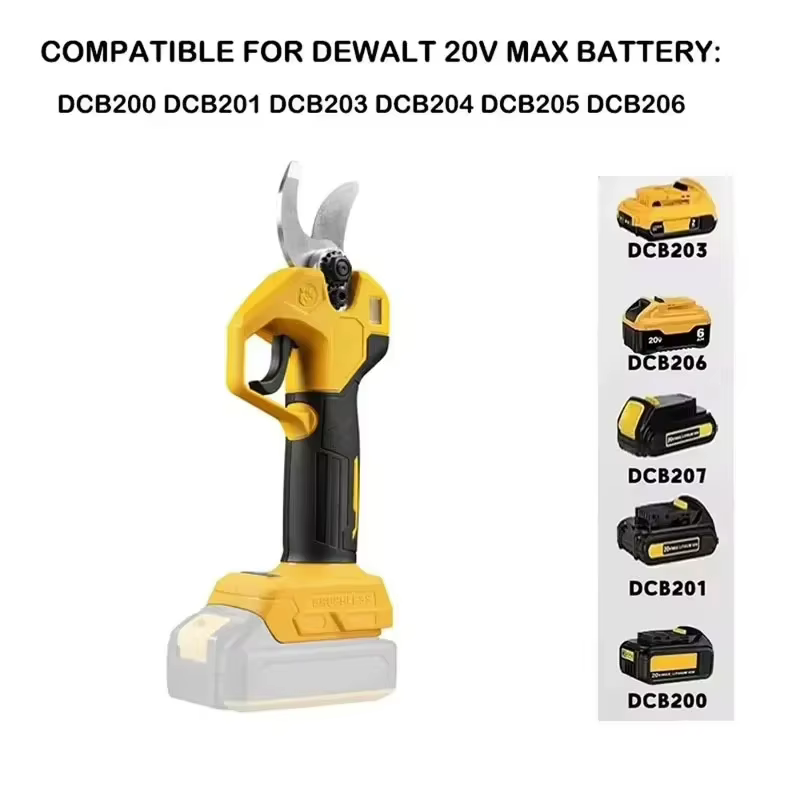 Coupe-branches électrique 28MM – Convient à la batterie DeWalt 20V