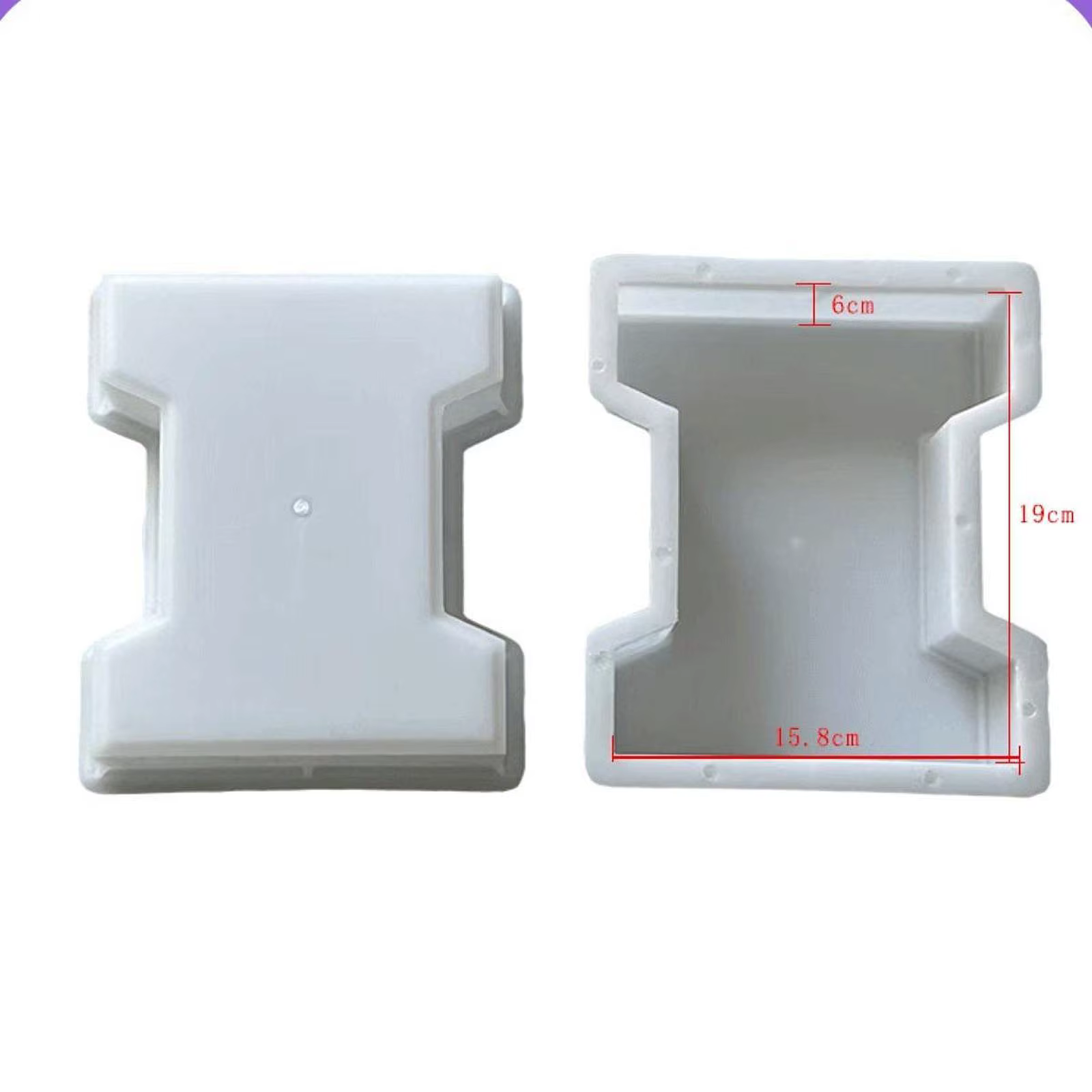 Moule de décoration de jardin en ciment, outil de création de chemins et de modèles pour la fabrication de carreaux de sol de patio extérieur DIY