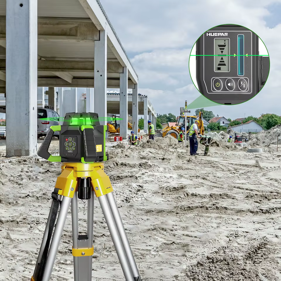 Huepar-Niveau laser à distance RL300HVG