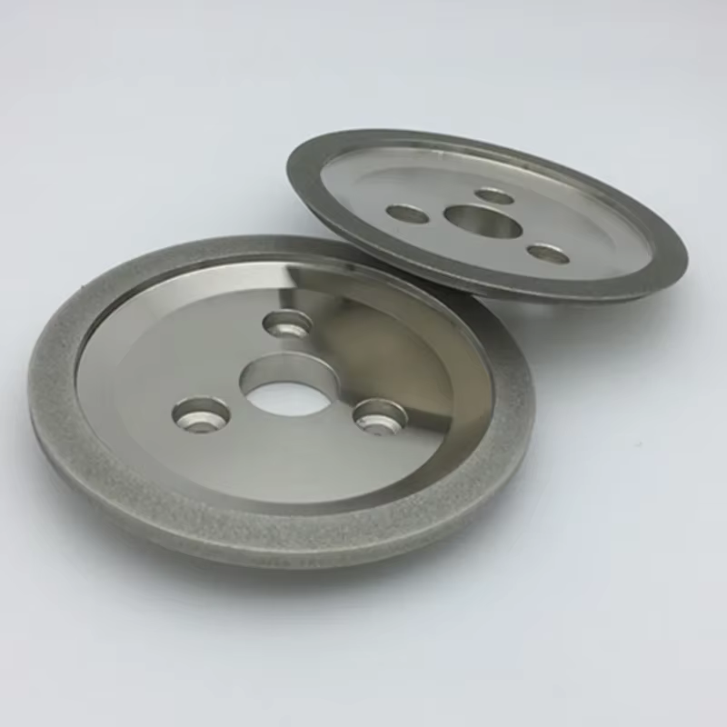 Disque abrasif SDC pour meuleuse d'angle en métal au carbure, diamant 125mm, 3 trous, en forme de papillon, Grits100 ~ 600