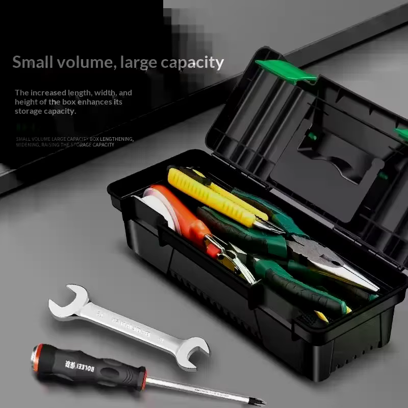 Boîte à outils en plastique de 10 pouces pour la menuiserie