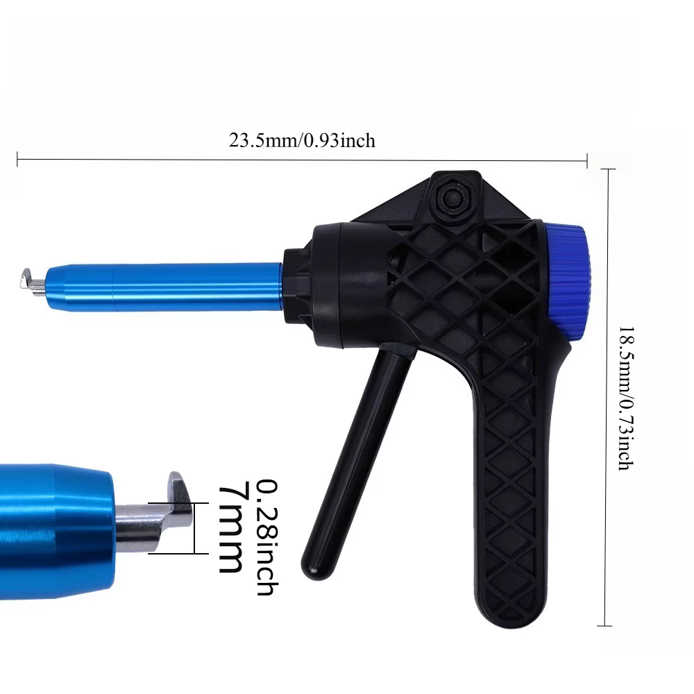 Outil de réparation de bosses sans peinture - Embout en acier inoxydable de 7 mm