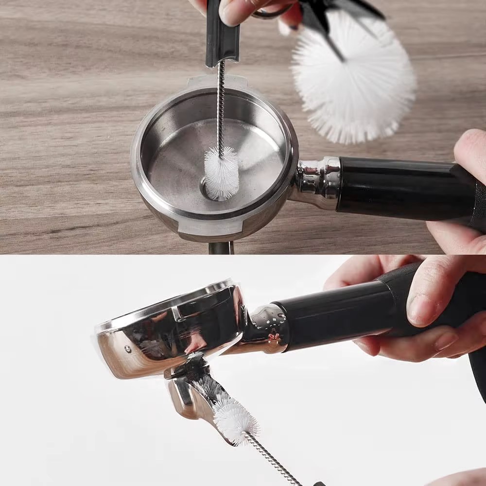 Machine à brosse à expresso pour livres, outils de barista, tête de groupe, baguette à vapeur, mousseur à lait, goutte à goutte