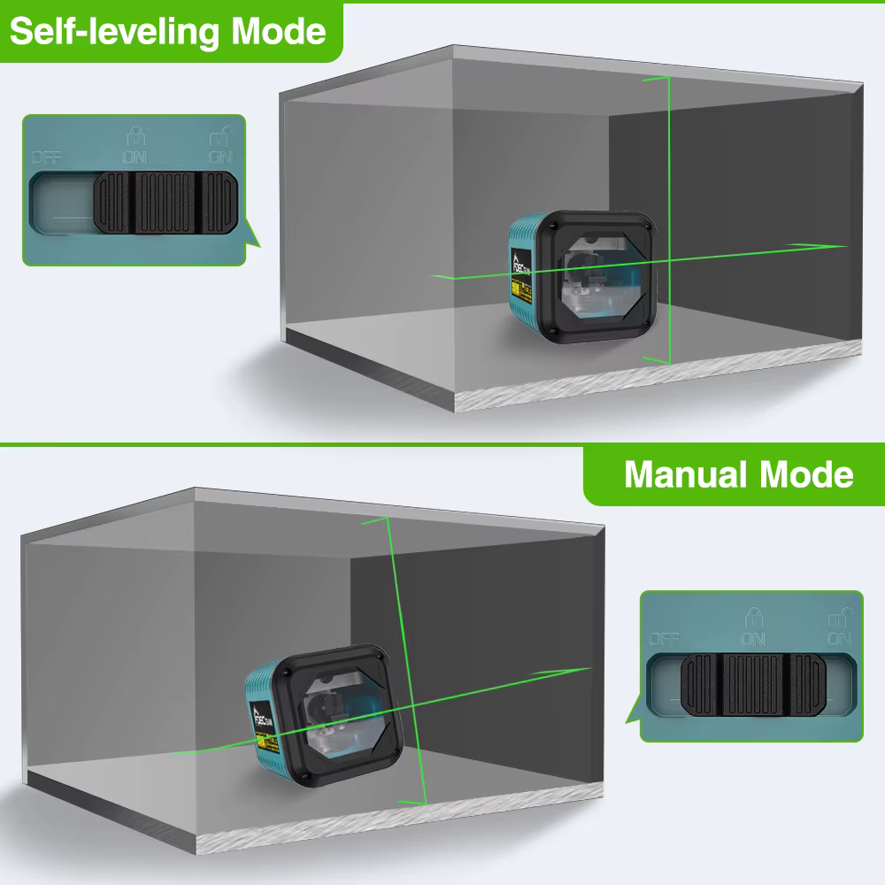 Niveau laser à faisceau vert Decteam