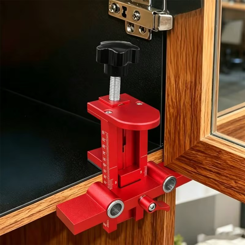 Outil d'installation porte d'armoire avec cadre réglable