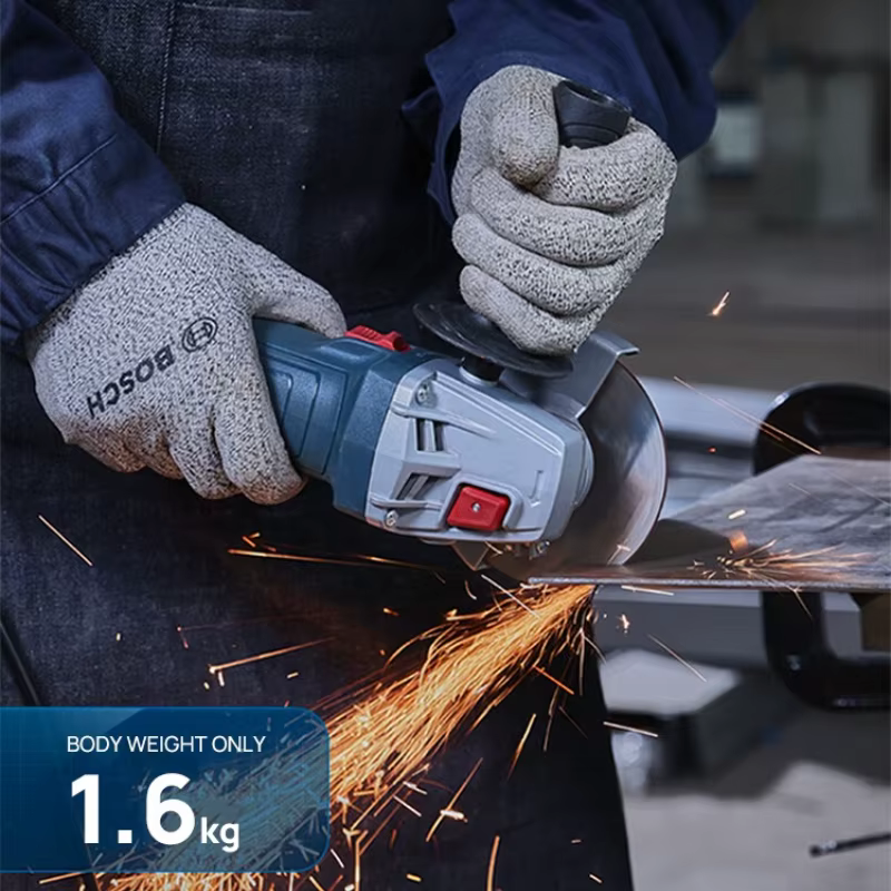 Meuleuse d'angle BOSCH GWS 800 | 800W 12000RPM | Disque de 100 mm | Pour la découpe et le meulage du métal/du pierre