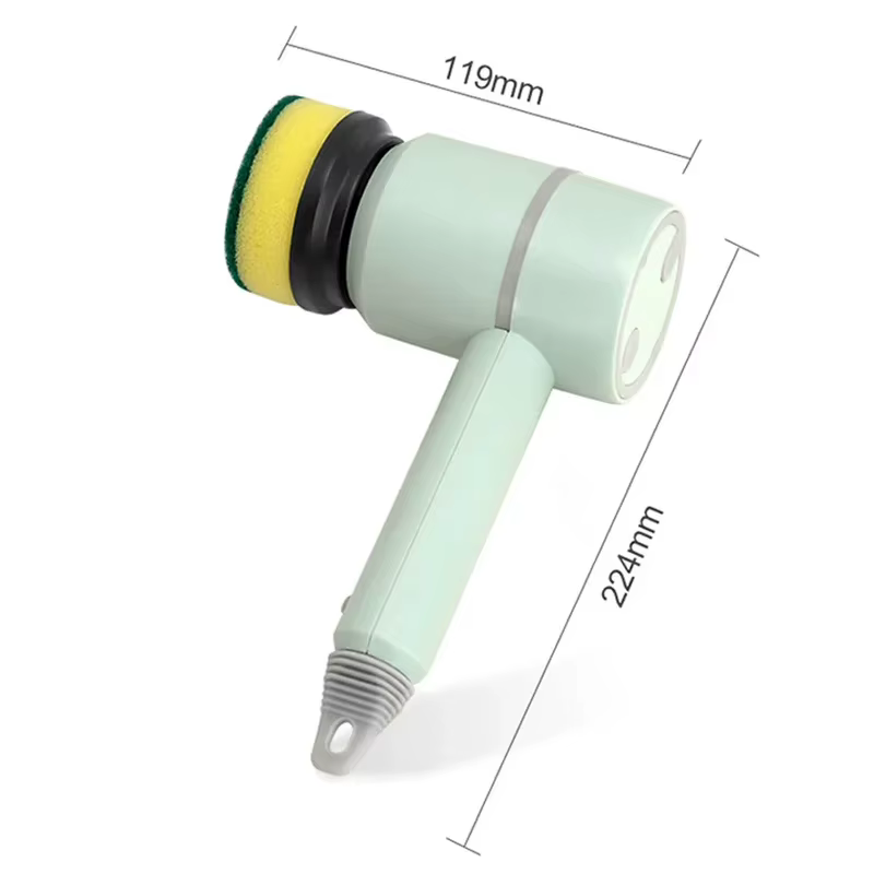 Brosse de nettoyage électrique multifonctionnelle à long manche