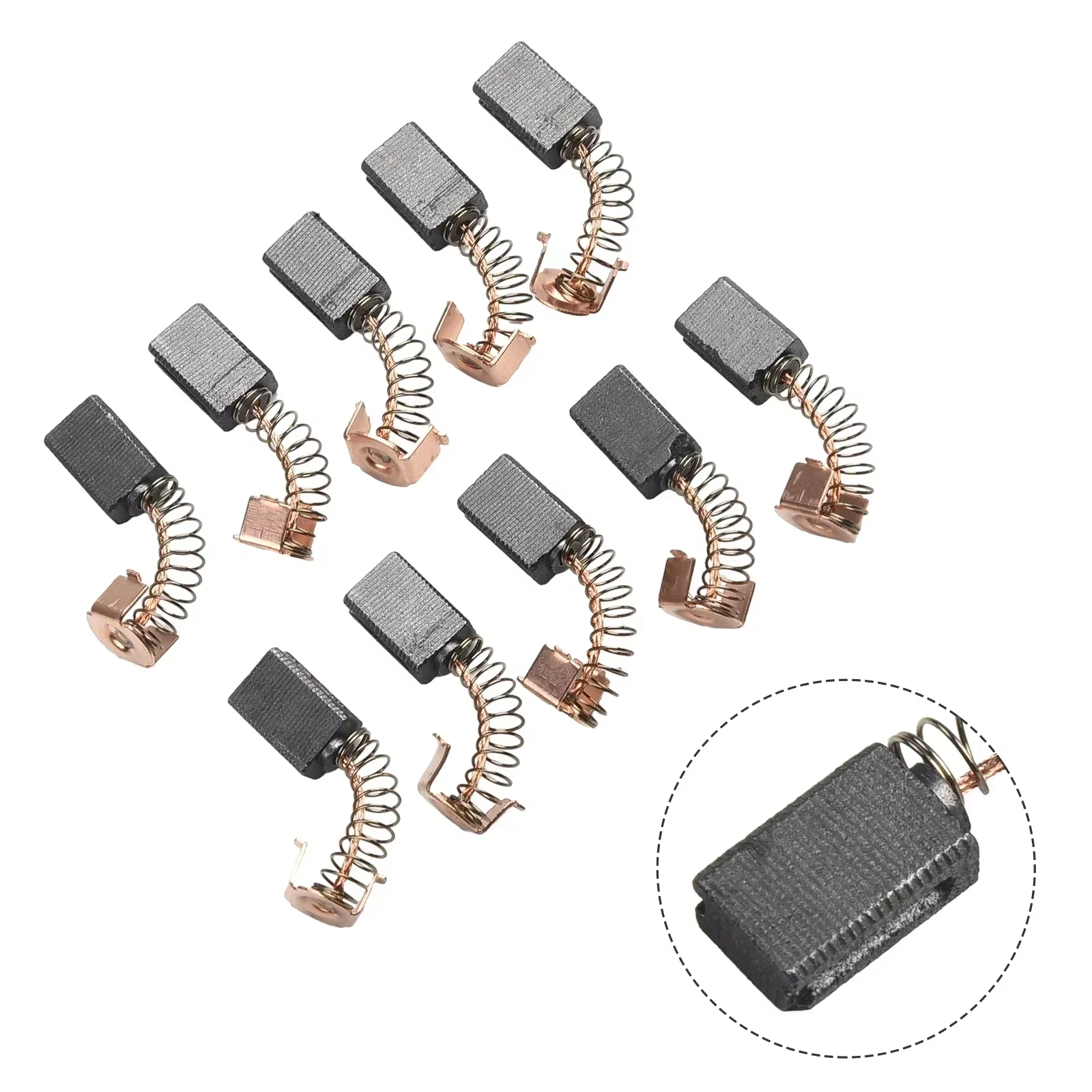 Lot de 10 brosses en carbone pour meuleuse d'angle Black Decker G720