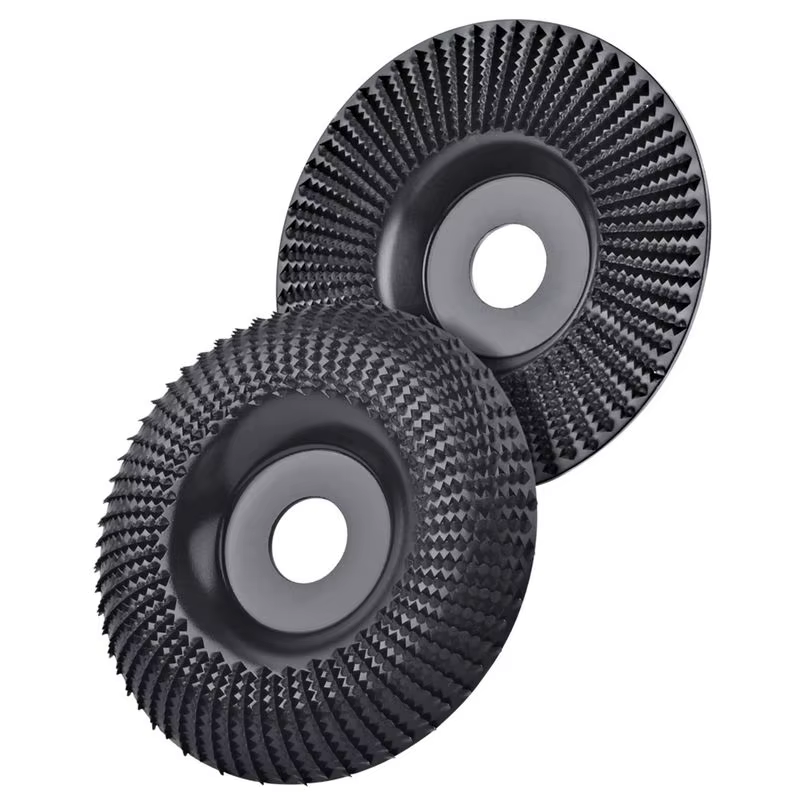 Exquis-ensemble de 2 disques de meulage à bois pour meuleuses d'angle 125 mm