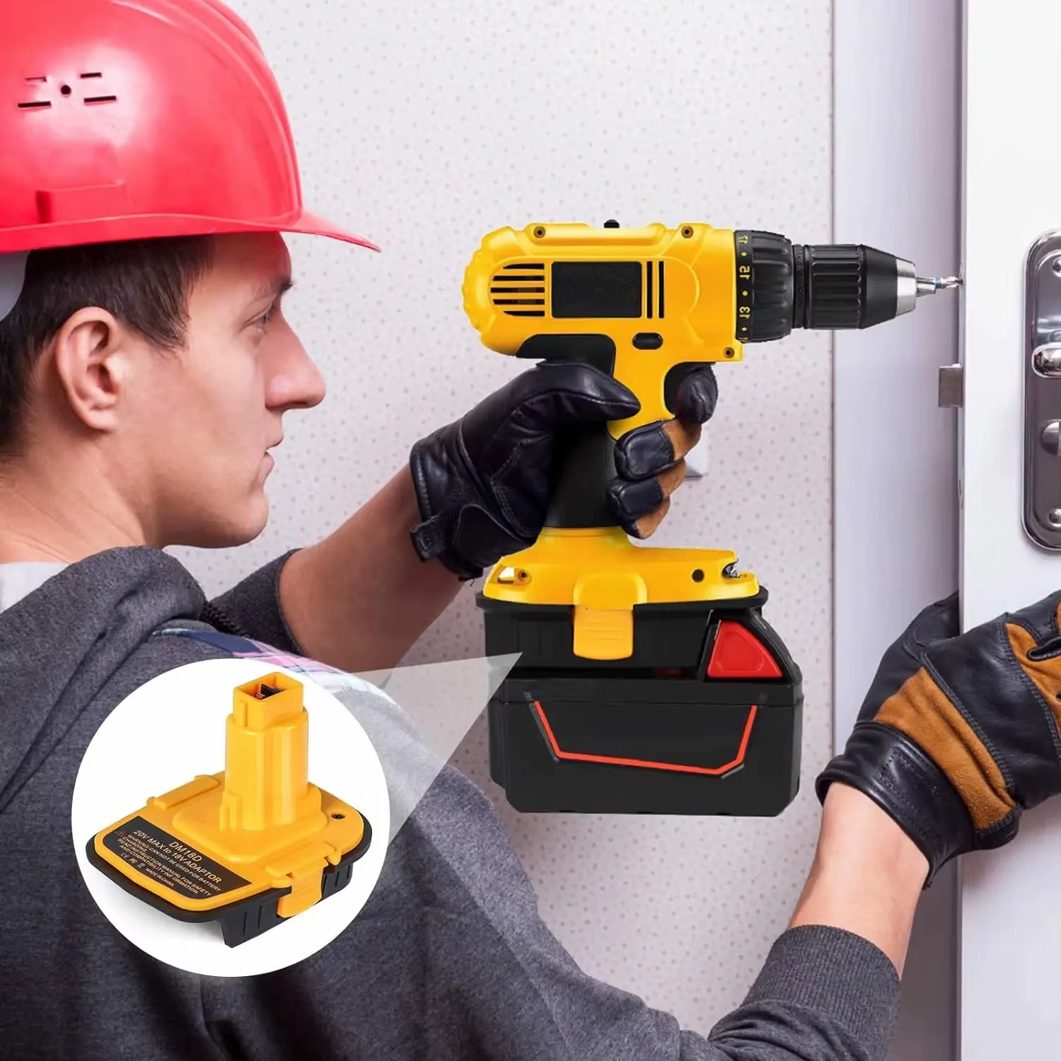 Prolongez la durée de vie de vos outils DeWalt XPR : Adaptateur lithium