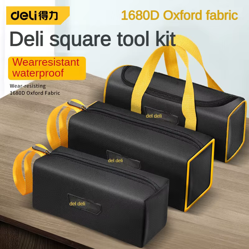 DELI petit sac à outils 1680D Oxford professionnel électricien