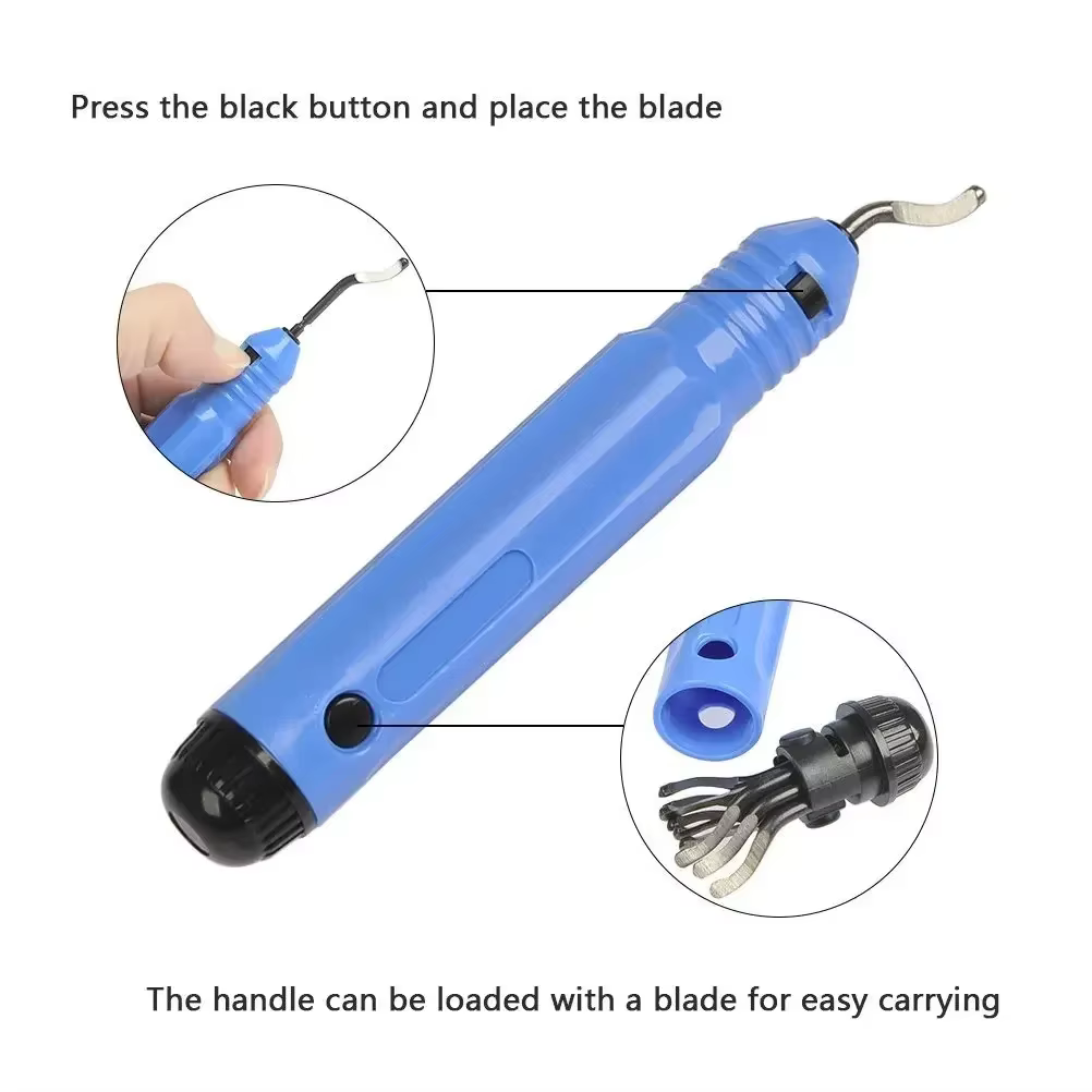 Kit d'outils d'ébavurage pour réparation du métal