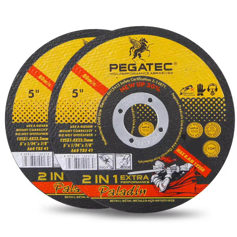Disques de coupe pour meuleuse d'angle PEGATEC 125 150 mm