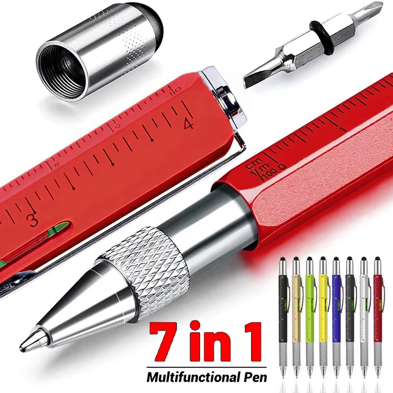 Stylet capacitif multifonctionnel 7 en 1 pour écran tactile