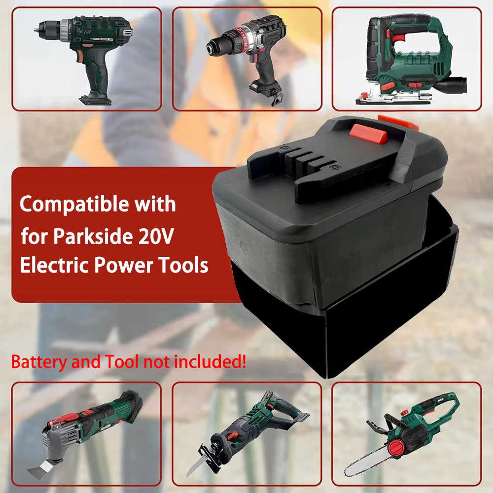 Convertisseur adaptateur pour outil électrique Parkside pour XTeam 20V