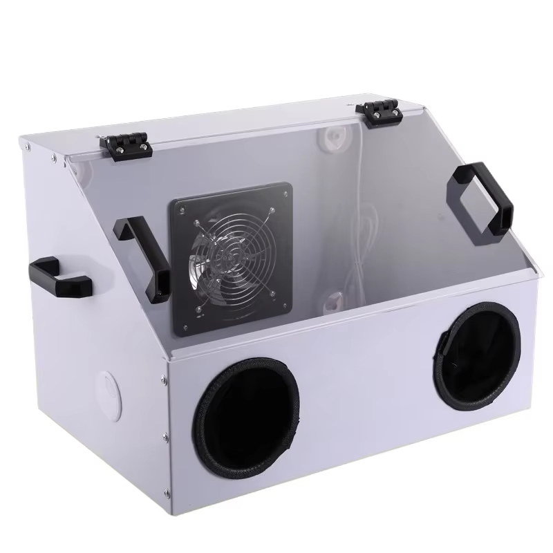 Boîte anti-poussière métallique monobloc pour machine de meulage de table