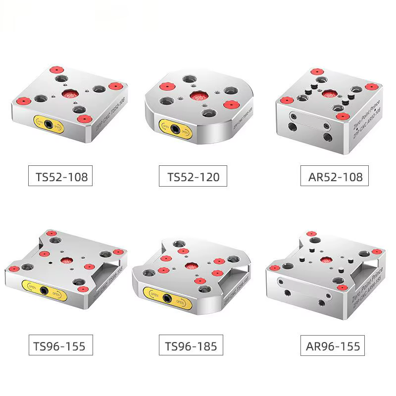 Étau réglable à 5 axes avec mors en aluminium interchangeables
