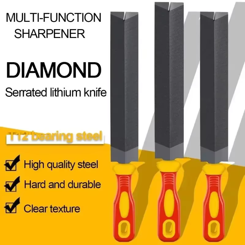 Lime à scie en forme de diamant de 6/8 pouces