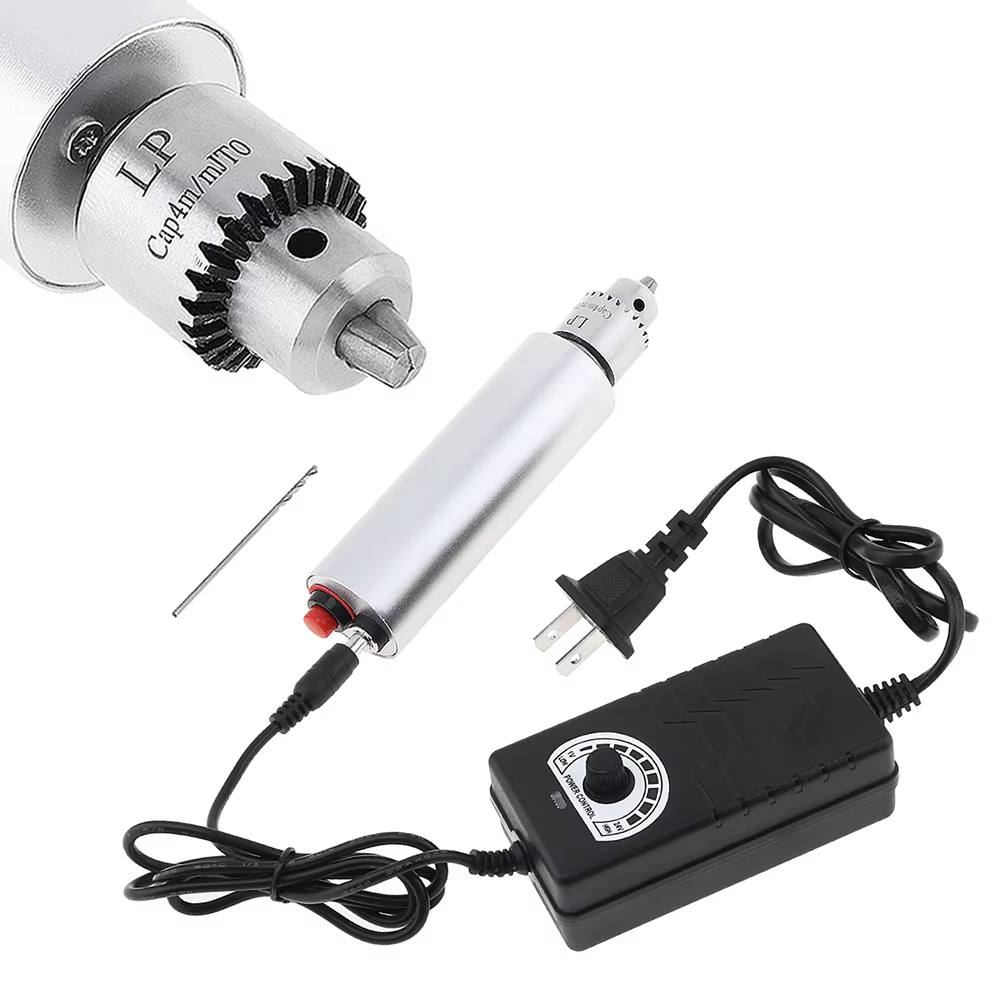 Perceuse électrique à main avec mandrin JTO et adaptateur d'alimentation réglable pour circuit imprimé