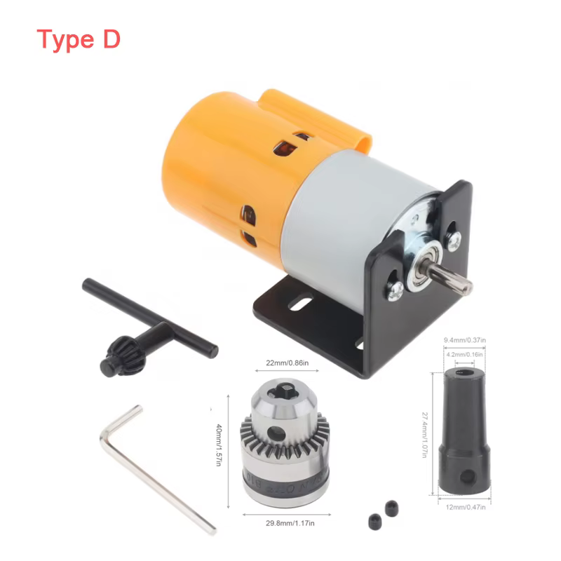 Accessoire de perceuse de table bricolage à micro moteur
