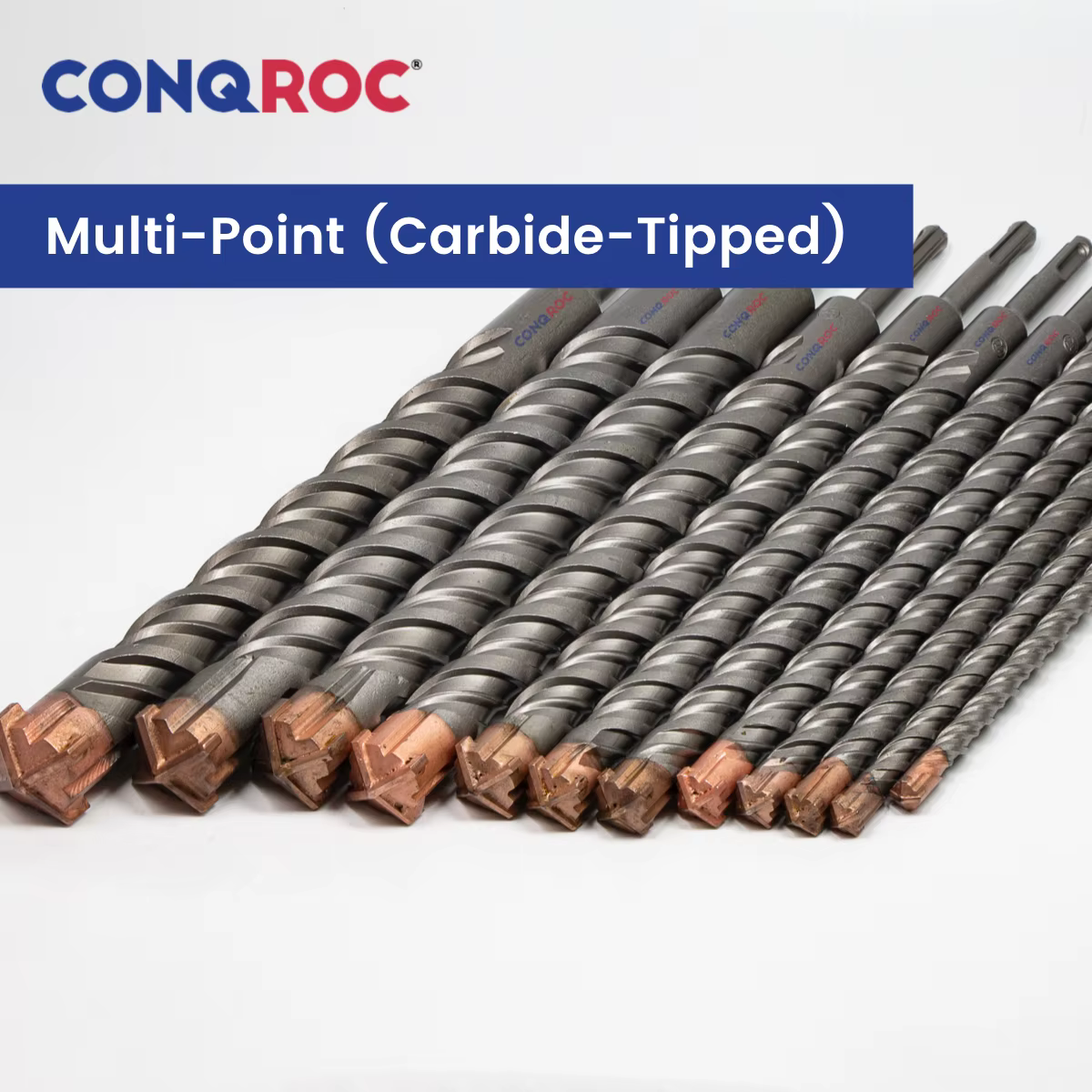 Foret à maçonnerie Long SDS Plus, longueur de tige-340 ~ 350mm, 12 options de diamètre-10 ~ 35mm, pointe croisée en carbure pour marteau électrique en tungstène