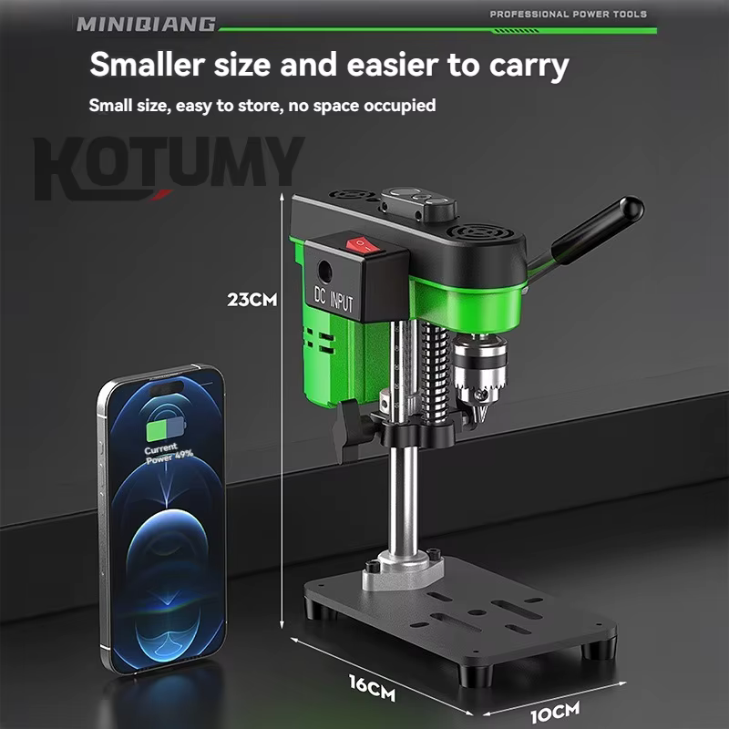 Perceuse 2 en 1, petite perceuse domestique multifonctionnelle de qualité industrielle 220V/110V, perceuse de bureau
