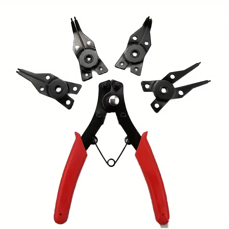 Pince multifonction 4-en-1 avec 4 têtes interchangeables
