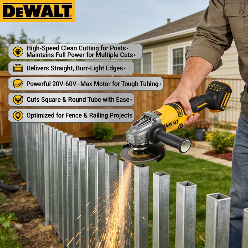 Meuleuse sans fil DEWALT DCG414 (125 mm) : Outil multifonction pour la découpe et le polissage intensifs