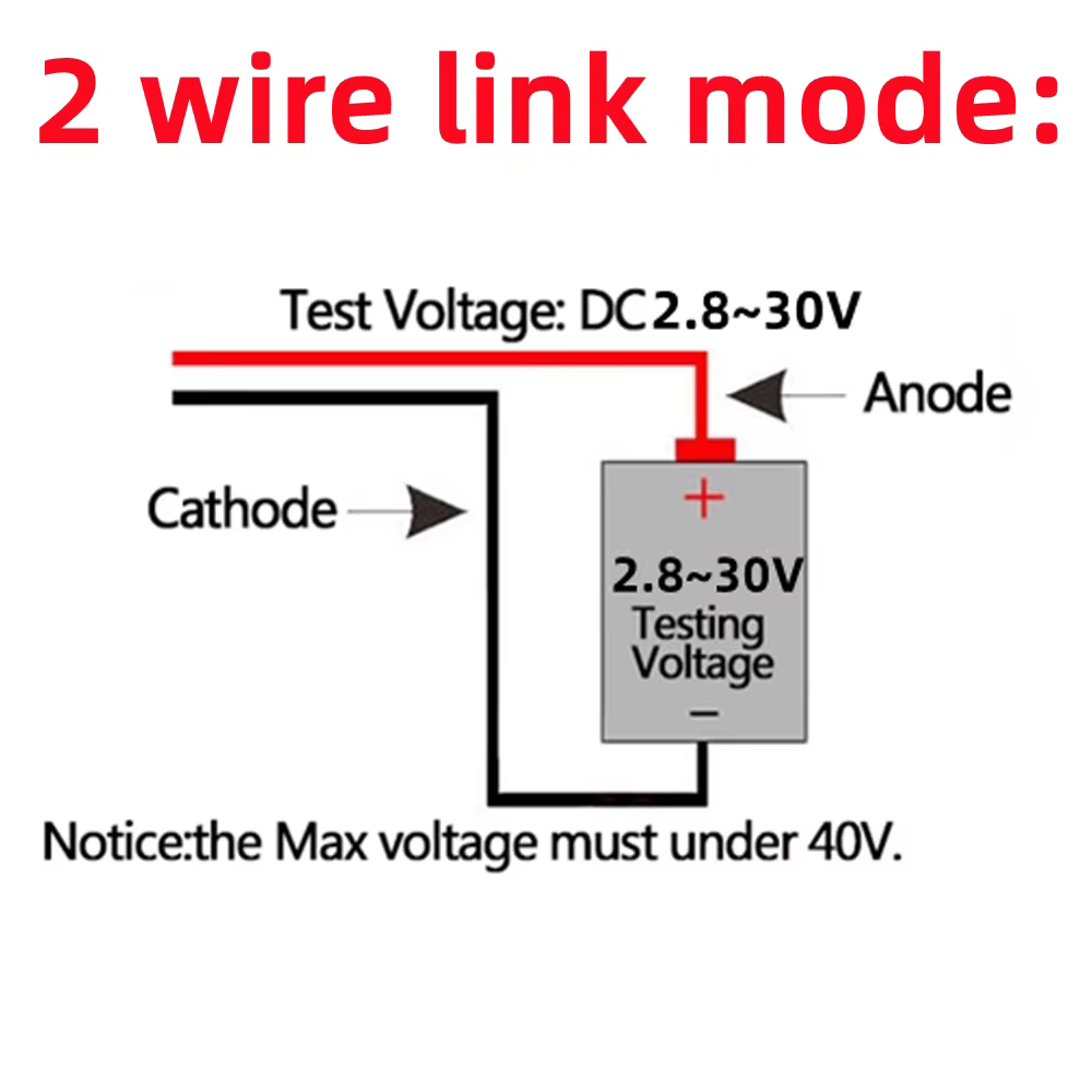 Voltmètre numérique LED DC 0.28 pouces