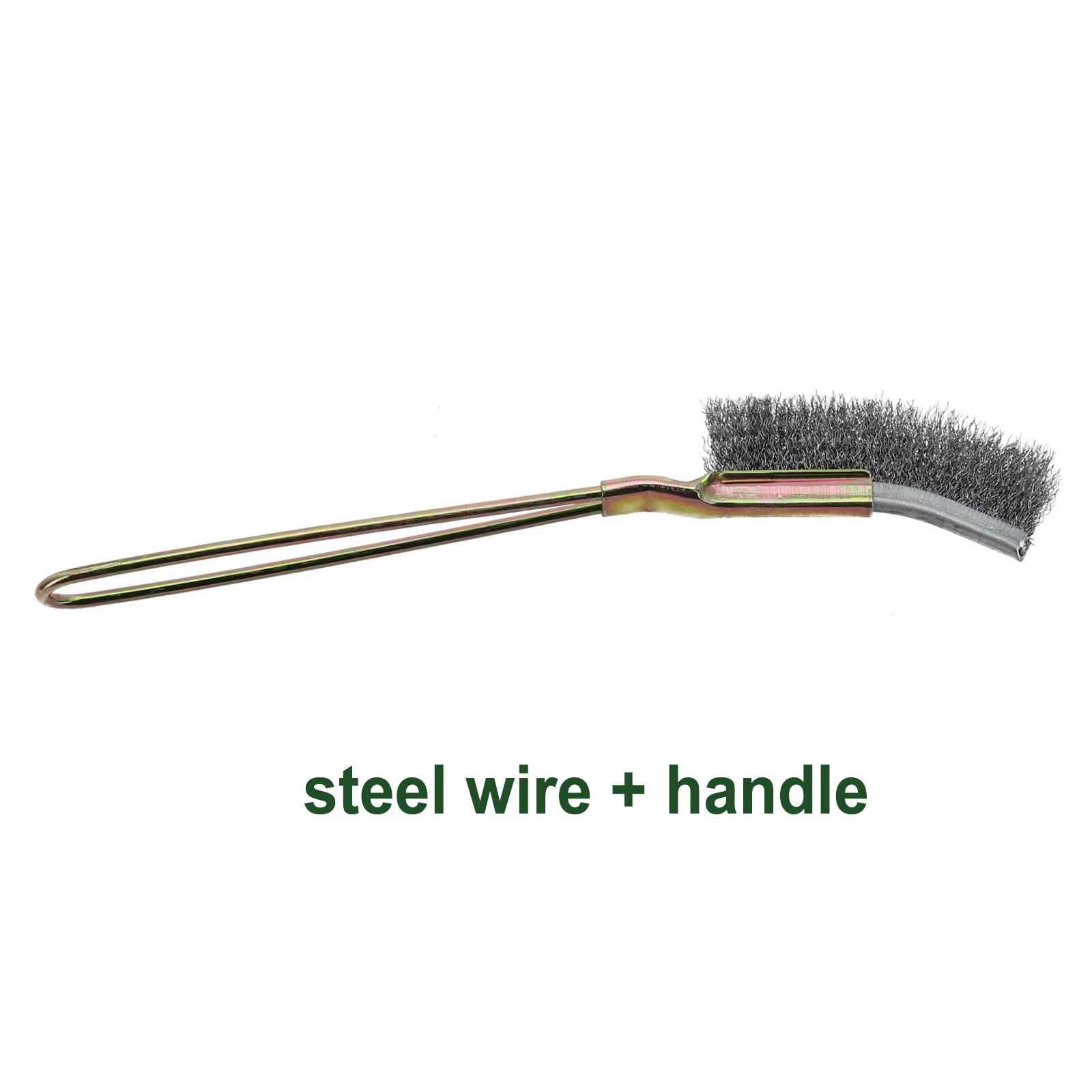Mini brosse métallique en acier/laiton/nylon