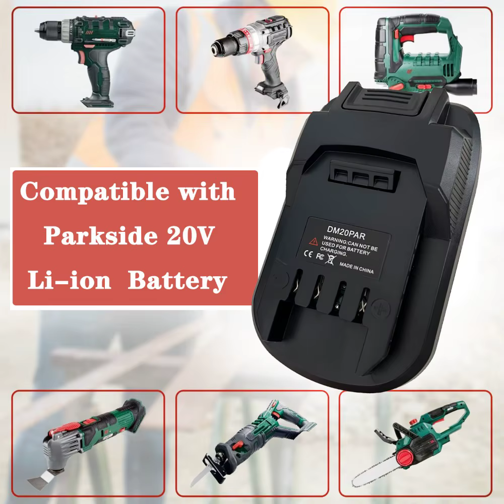 Adaptateur convertisseur pour batterie au lithium Milwaukee 18V