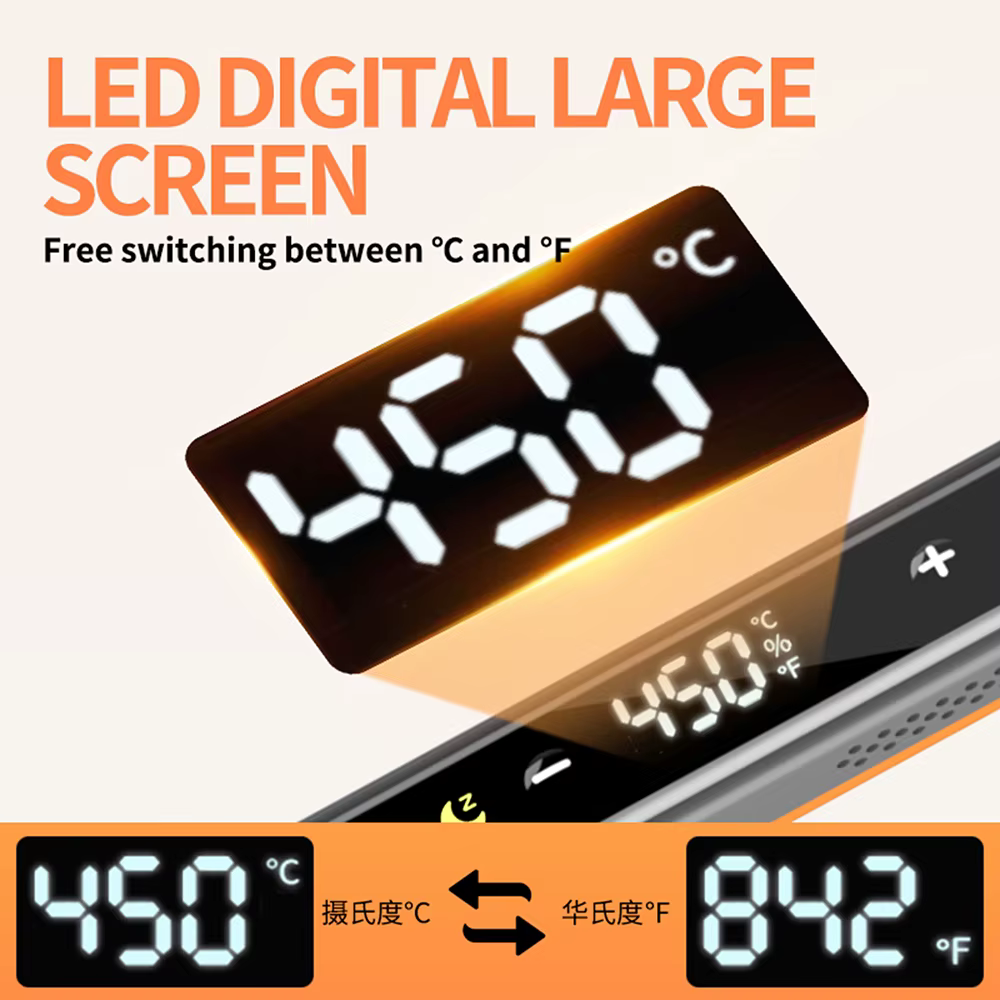 Kit de fer à souder électrique numérique USB multifonctionnel intelligent 180-450 ℃ Fer
