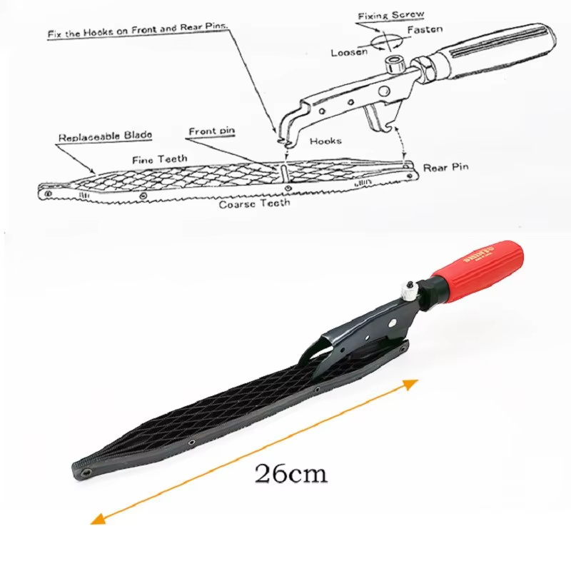 Nouveau 1 pièces râpe japonaise Shinto scie avec poignée d'angle lime à bois fichier incurvé fabriqué au japon SR30