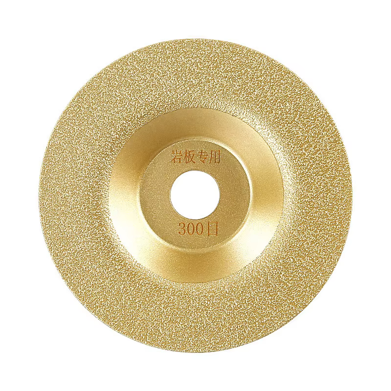 1 pièce Disque de meulage diamanté brasé sous vide 4 pouces 100 mm grain 300 pour meuleuse d'angle