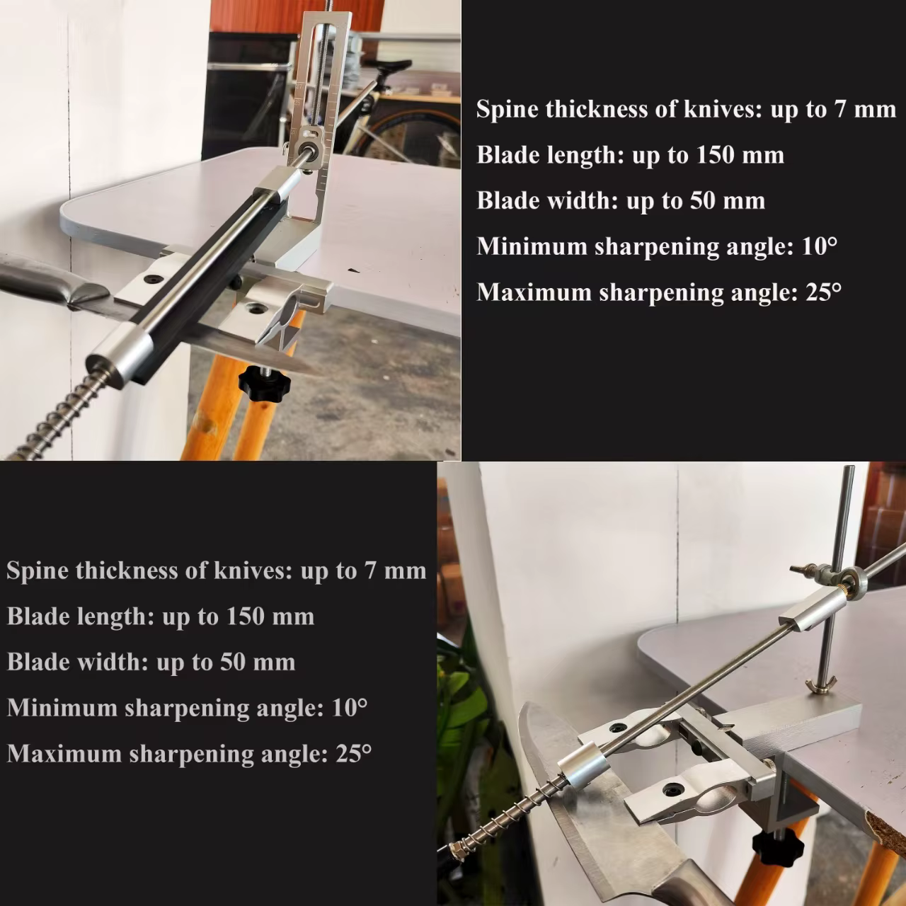 Affûteur de couteaux d'angle Apex