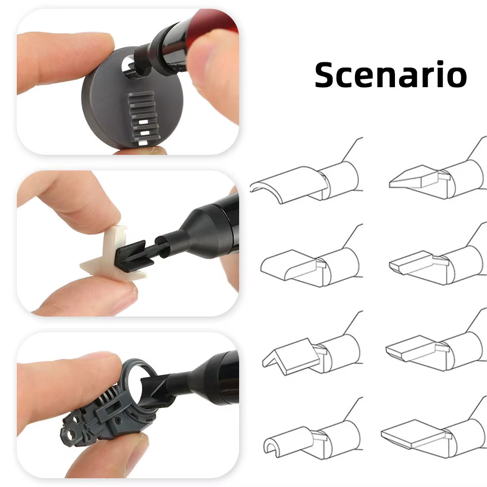 Stylo de ponçage électrique DSPIAE ES-A à action alternative - Ponceuse rechargeable par USB pour modèles en plastique et artisanat Gundam